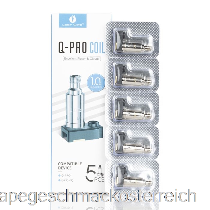 Lost Vape Orion Q-Pro Ersatzspulen 1,0 Ohm Q-Pro Reguläre Spule Vape-Geschmack